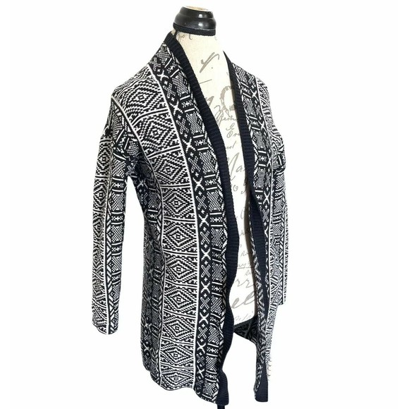 Old Navy Cardigan Size XS Sweater Aztec Open Front Southwestern Tribal Bohemian - Picture 3 of 12